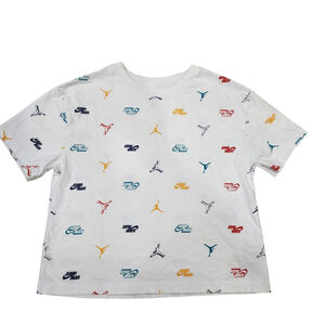 Jordan Boys All Over Print T-Shirt Youth Large